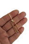 Gold Color Cat's Eye Highlighter Bracelet with Beads That Glow in the Dark and Adjustable for the Wrist - 4