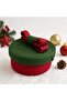 Christmas Jute Rope Decorative Gift Basket Set – Red Green Christmas Basket