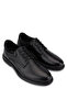 Men's Genuine Leather Black Classic Shoes - 2