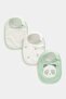 Panda Newborn Bibs - 3 Pack