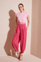 Crew Neck 100% Cotton Crop T Shirt T SHIRT5865587 - 2