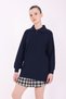Unisex Adult Polo Neck School T-Shirt Basic Long Sleeve School T-Shirt 100% Cotton S-2Xl Navy Blue - 5