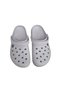 White Unisex Cross Hole Slippers - Lightweight and Comfortable Summer Casual Garden Slippers - 4