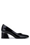 Women's Genuine Leather Black Classic Shoes