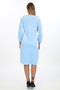 Baby Velvet Dress with Stone and Embroidery Detailing, Top Pocket and Zipper Closure - 4