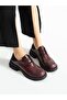 Edoski Burgundy Rustic Women's Loafer