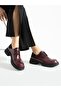 Edoski Burgundy Rustic Women's Loafer - 3