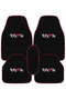 Tofaş Şahin Doğan Kartal Black Gear Shift Center Console Side Cover Carpet & Car Carpet Mat Set – Embroidered - 3