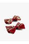 2-Piece Buckle Set with Bow Detail - 2