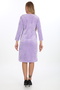 Baby Velvet Dress with Stone and Embroidery Detailing, Top Pocket and Zipper Closure - 2