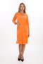 Baby Velvet Dress with Stone and Embroidery Detailing, Top Pocket and Zipper Closure - 4