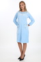 Baby Velvet Dress with Stone and Embroidery Detailing, Top Pocket and Zipper Closure - 2