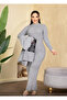 3-Piece Knitwear Women's Pullover with a Turtleneck Inside, Standard Size, Ultra-Comfortable Fit - 3