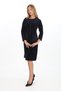 Baby Velvet Dress with Stone and Embroidery Detailing, Top Pocket and Zipper Closure - 2