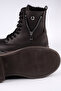 Eldor 501 Zipper Detail Lace up Boots - 6