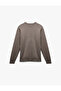 Long Sleeve Crew Neck Basic Knitwear Sweater - 4