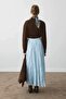 Boho Crash Soft Blue Skirt - 7