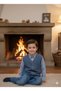 Boy's Thessaloniki Knitted Buttoned Sweater Vest Casual & Stylish Combination 5-8 Years Old - 5
