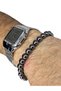 Hematite Natural Stone Bracelet, Certified Natural Stone, Adjustable Unisex Bracelet - 2