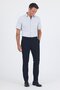 Men's Black Flexible Slim Fit Trousers with Side Pockets 1003250013 - 3
