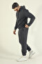 Men's Winter Side Pocket Tracksuit Set Sweatshirt Jogger - Regular Soft Hoodie - 4