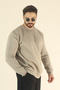 Men's Basic Winter Fleece-Lined Sweatshirt - Regular Crew Neck - 6