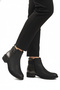 Black Emerald Zippered Fur Non-Slip Women's Boots 547820 Z