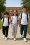 Sweatpants Set 3-Piece Casual School Sports Fashion Trend All Season in One Package - 2