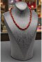 Red Jasper Natural Stone Pendant Lentil Cut (with Steel Clip) - 2
