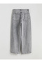 Xside Gray Baggy Fit Women's Jean Trousers - 6