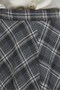 Lady Plaid Skirt Gray - 7