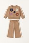 Floral Winter Girls' Spanish Flared Pants Set - 5