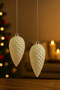 Hologram Cone 2 Pieces 17 cm Large Size Christmas Pine Tree Ornament Lights up Rotates Shiny Tree Decor - 4