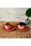 Handmade Coffee Cup Set with Emoji Expressions (Heart Model) - 5