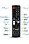 Pack of 2 Universal Remote Control for TV - Compatible with LCD, LED, HDTV, 3D Smart TVs