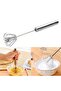 Push and Pull Mixer Hand Beater Push and Pull Whisk Stainless Steel Automatic Beater Push Beater
