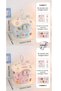 Cute Rabbit Mushroom House Chimney Piggy Bank Lockable Money Box Gift for Lover Children Piggy Bank - 8