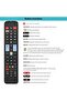 [2 Pack] Universal Remote Control for Smart TVs - Compatible with LED/LCD/QLED/4K/3D - 2