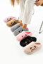 Women's House Slippers Plush Slippers Dowry and Bundle Slippers No Sound Thick Sole - 4