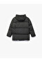 Long Sleeve Water Repellent Hooded Coat with Pocket Detail - 2