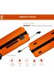 Robust 24" ABS Hard Luggage - Orange + 1-Year - 3