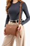 Quilted Pattern Plain Skin Leather Women's Portfolio/Clutch/Handbag - 3