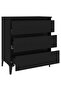 Sideboard Black 60x35x69 cm Engineered Wood - 5