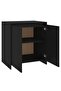 Sideboard Black 70x41x75 cm Engineered Wood - 7