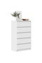 Drawer Cabinet White 60x36x103 cm Engineered Wood