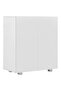 Sideboard High Gloss White 71x35x80 cm Engineered Wood - 4
