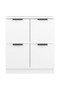 Sideboard White 60x30x70 cm Engineered Wood - 4