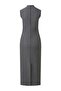 Sleeveless Slim Fit Maxi Dress Gray