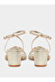 Aanvi Strappy Knotted Block Heel Sandals - 4