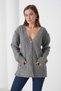 Mother Women's Knitwear Pocket Detailed Wool Cardigan - 6